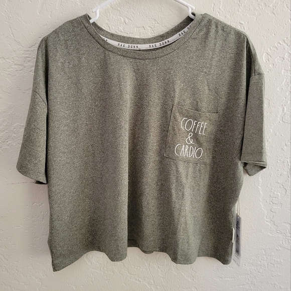 Rae Dunn Boxy Crop Top Size Large NWT - Picture 3 of 7